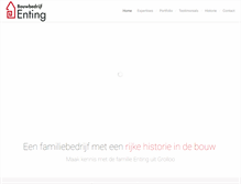 Tablet Screenshot of bouwbedrijfenting.nl